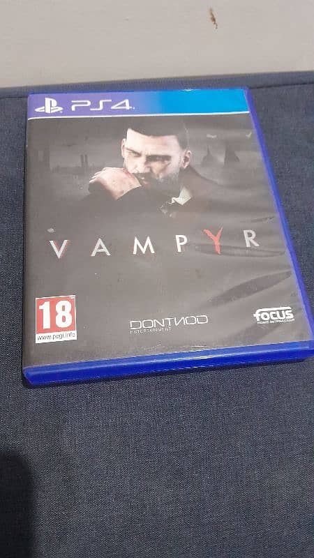 VAMPYR PS4 Game CD 1