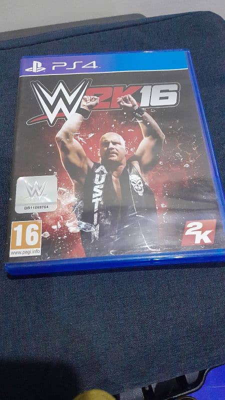 W2K16 PS4 Game CD WWE 0