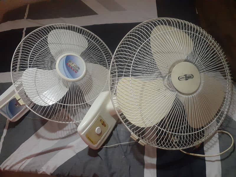 bracket fans very less used, Excellent condition 2