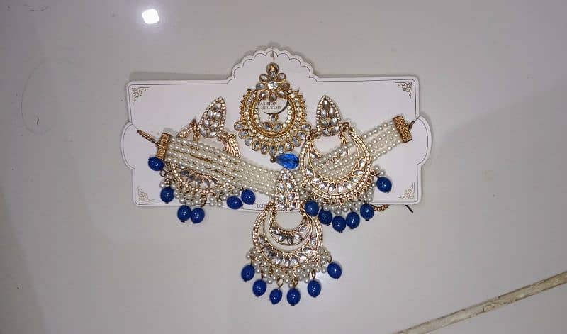 Artificial Blue Jewellery Set 0