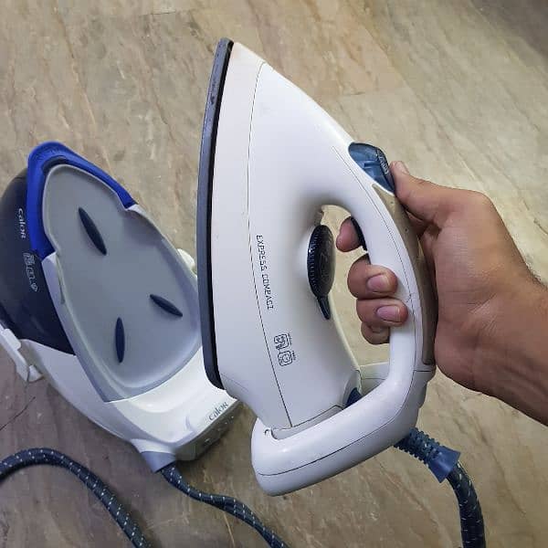 calor steam iron imported form france only few days use 0