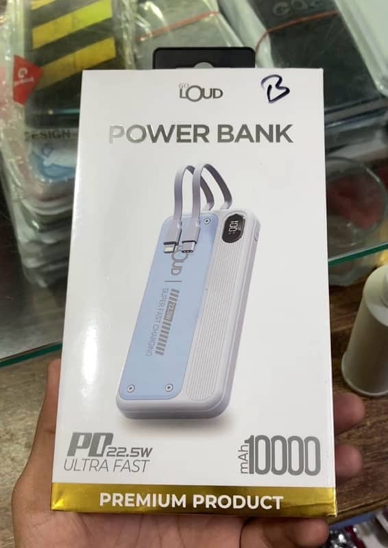 Loud power Bank 22.5 Fast Charging… 0