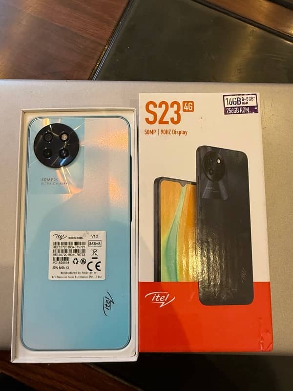 itel S23 4G Complete box PTA Approved 9