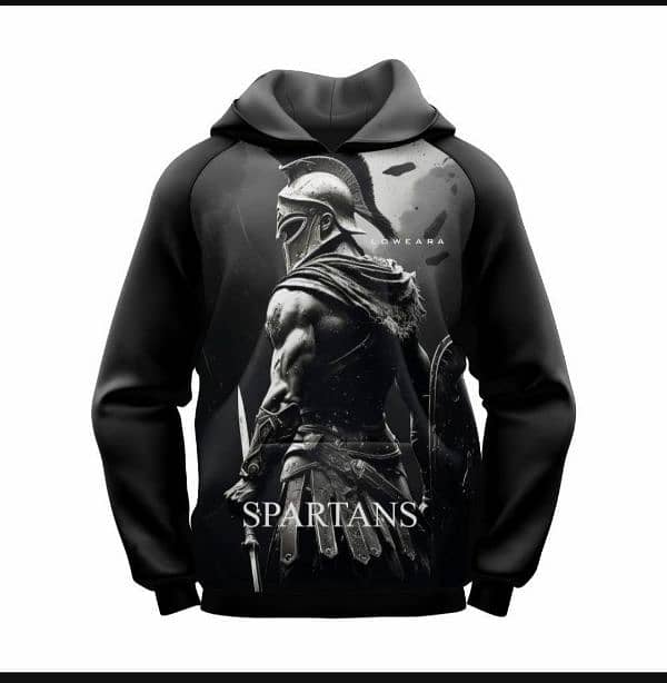 man's printed winter Hoodie 3