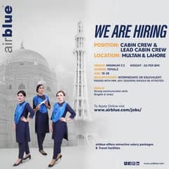 Airblue females Jobs