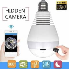 Panoramic 360 camera bulb