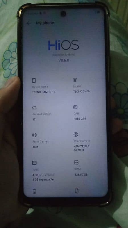 Tecno camon 18t 4