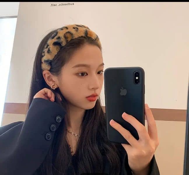 Cozy leopard printed hair band 6