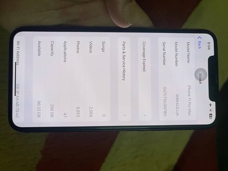 iphone 11 pro max 256gb jv non pta health 73 original waterproof set 6