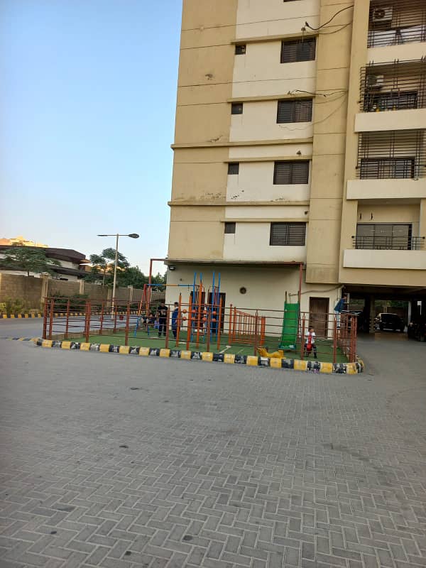 3 Bed Dd West Open Semi Furnished Flat For Sale In Saima Jinnah Avenue 1