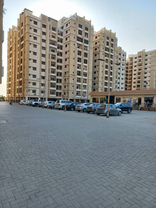 3 Bed Dd West Open Semi Furnished Flat For Sale In Saima Jinnah Avenue 3