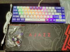 Ajazz Ak680 fulrgbmechanical keyboard Hotswipeable switches,red switch