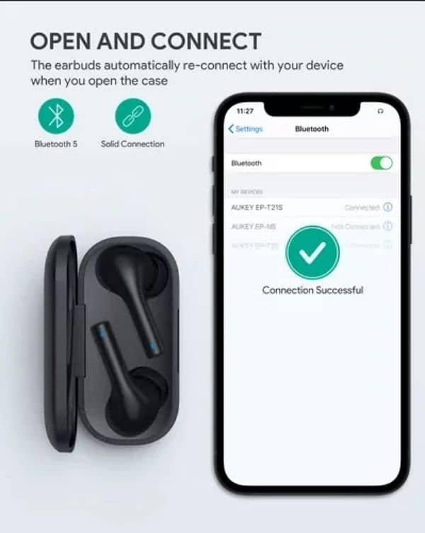 Aukey Ep-T21 One Side Connect At a time 3