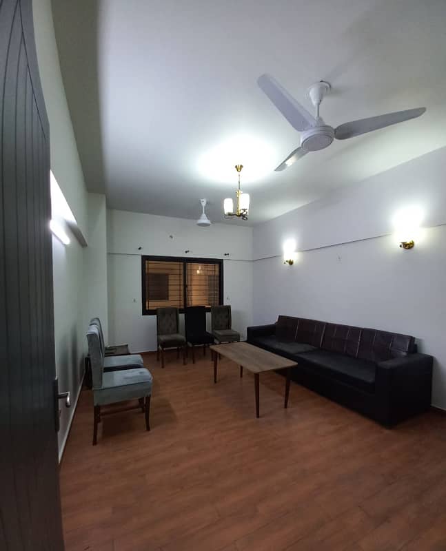 3 Bed DD Semi Furnished Apartment Available for Sale Saima Jinnah Avenue 15