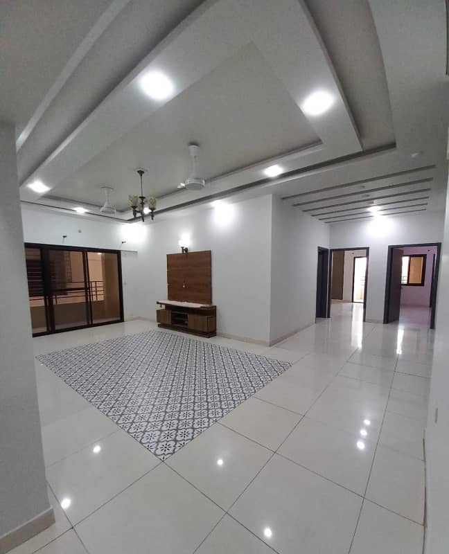 3 Bed DD Semi Furnished Apartment Available for Sale Saima Jinnah Avenue 16