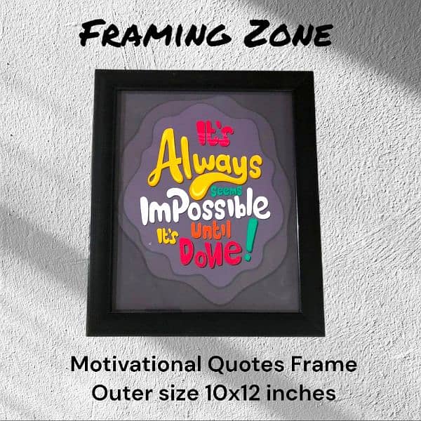 Quotation wall frame office wall frame 8