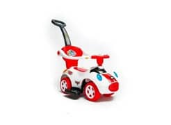 Baby stroller car with lights & music with safety stand random color