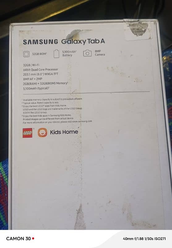 Samsung Tab A. . . 32gb. . . version 11.   all ok non pta 1