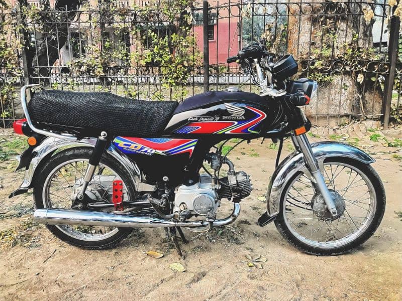 HONDA Cd 70 2018 MODEL BLACK COLOR EXCHANGE POSSIBLE WITH 125 0