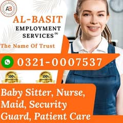 house Maid babysitter cook All staff available