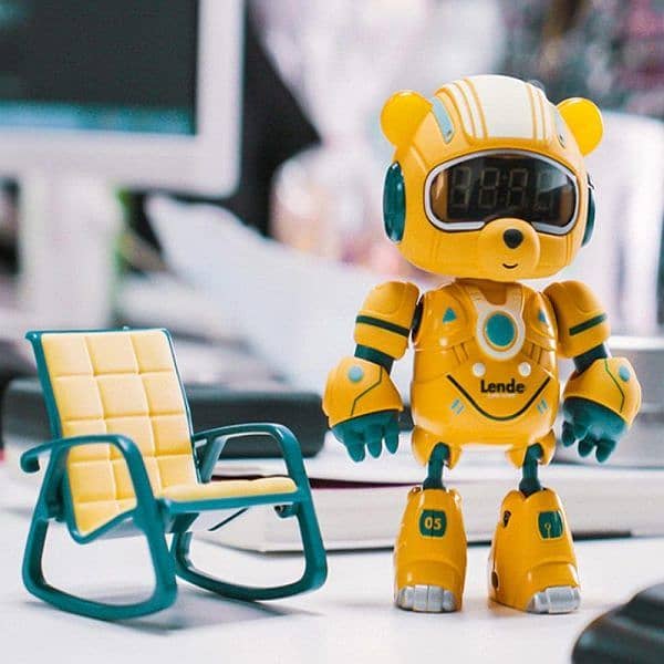 Lendo Robot Toys Multifunction Desktop Bear Shape Smart Robot 2