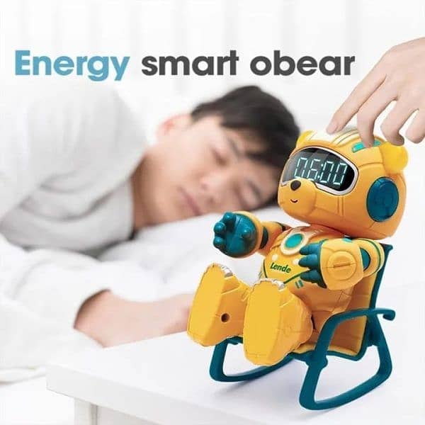 Lendo Robot Toys Multifunction Desktop Bear Shape Smart Robot 3