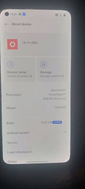 OnePlus Nord N20 5g.   6 128     25 final ho jay ga sim ni chalti 0