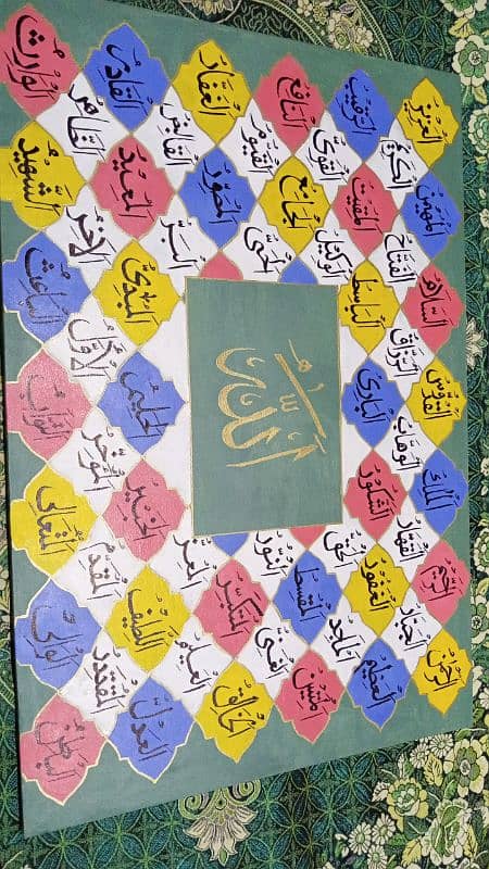 Asma ul Husna Arabic Calligraphy Painting 3