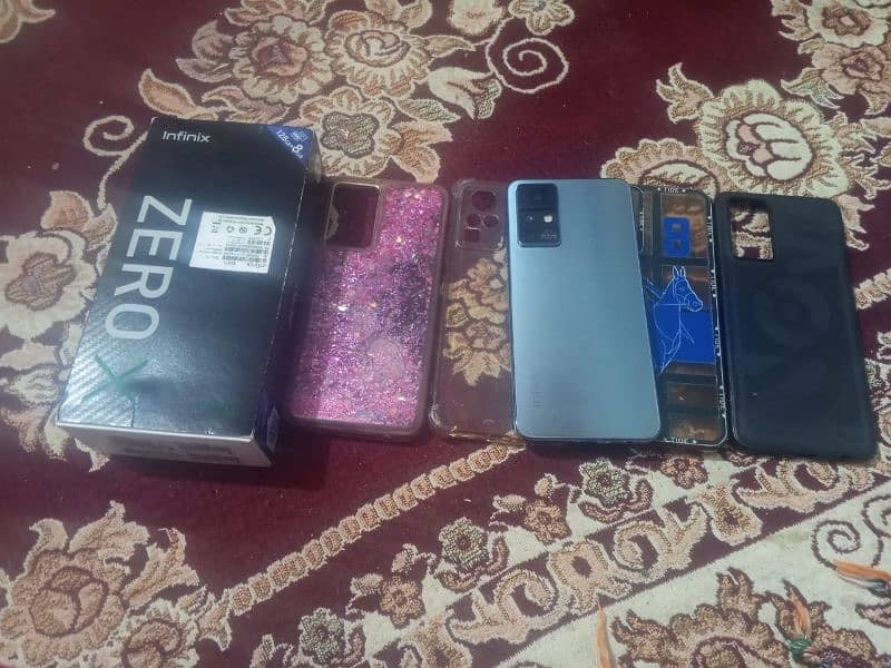 infinix zero x pro 8gb 128gb10/10 condition with box accessories 1