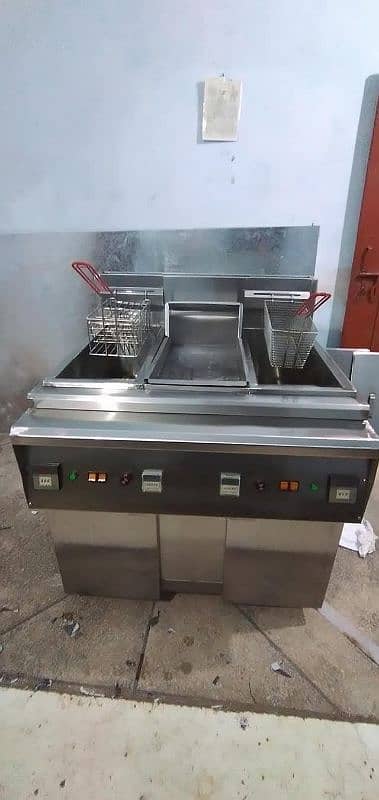 Hit line houd ducting fryer pizza oven shawarma dough mixer equipment 7