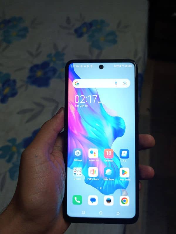 Tecno camon 18t with box and charger 2