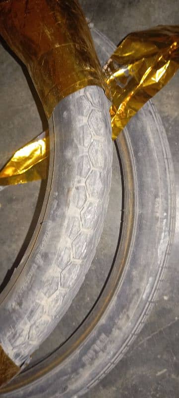 70cc front & Rear Tyres. 2