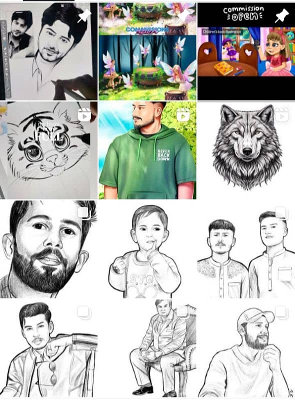 Sketching/Logo/illustration/Book/Animation/Cartoon/Anime (03125194381) 12