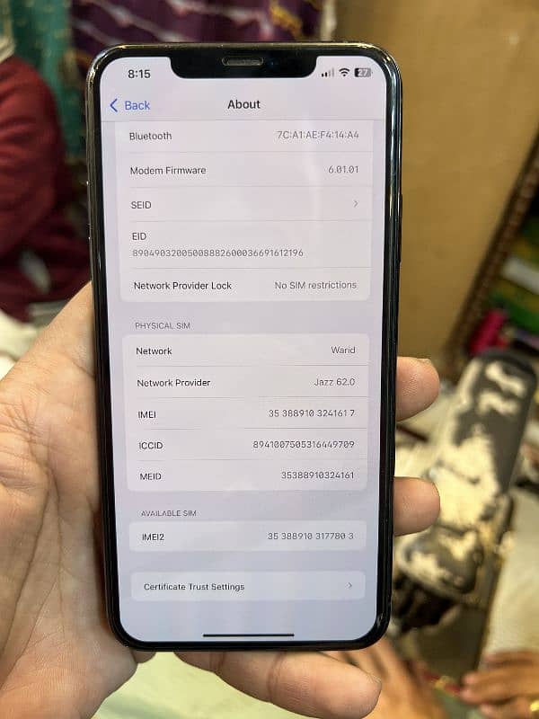 iPhone 11 pro max pta approved waterpack 256gb 6