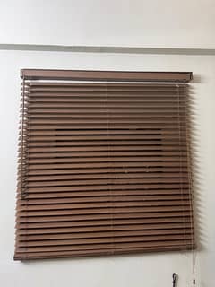 Wooden window blinds