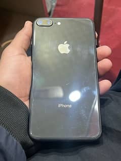 I phone 8 plus jv sim 64 gb 86 health water proof 10 by 10 condition