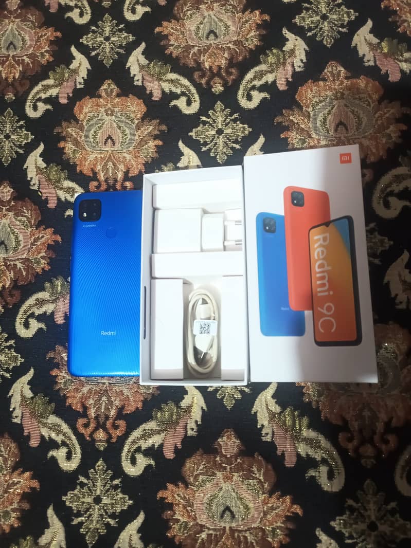 Redmi 9C 3GB Ram 64GB Rom All accessories complete with box. 0