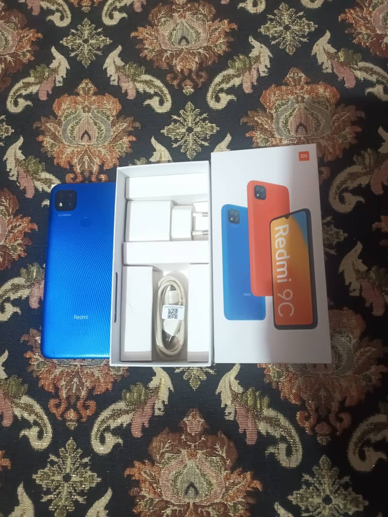 Redmi 9C 3GB Ram 64GB Rom All accessories complete with box. 1