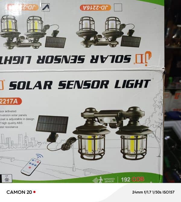 Solar sensor light 3