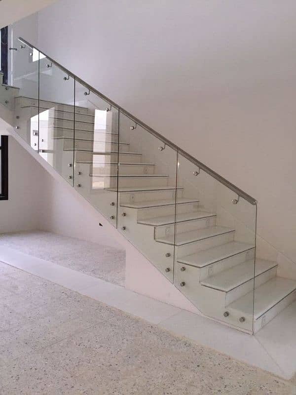 GLASS STAIR RAILING TARESS RAILINGS 1