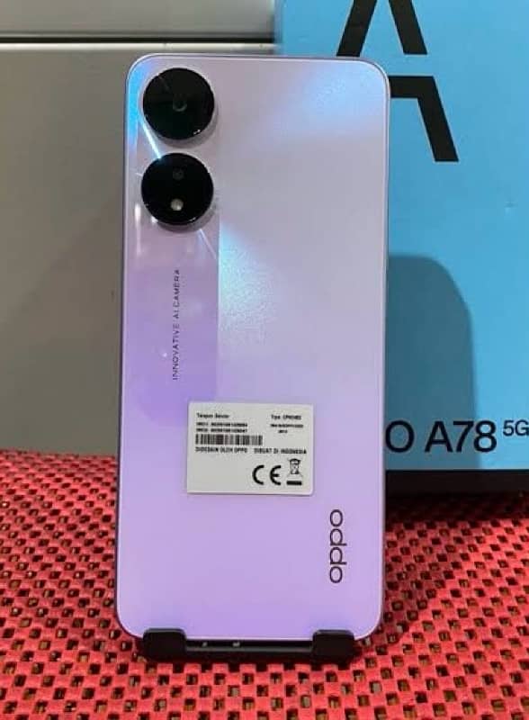 oppo A78 8/256gb dual sim pta approved 3