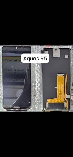 Sharp Aquos R3 R5 and R6 original Displays available with installation