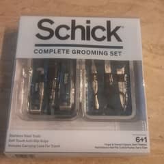 Schick complete grooming set + Fiskars scissors set