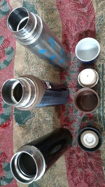 Coffee and Tea Metallic Bottles 0