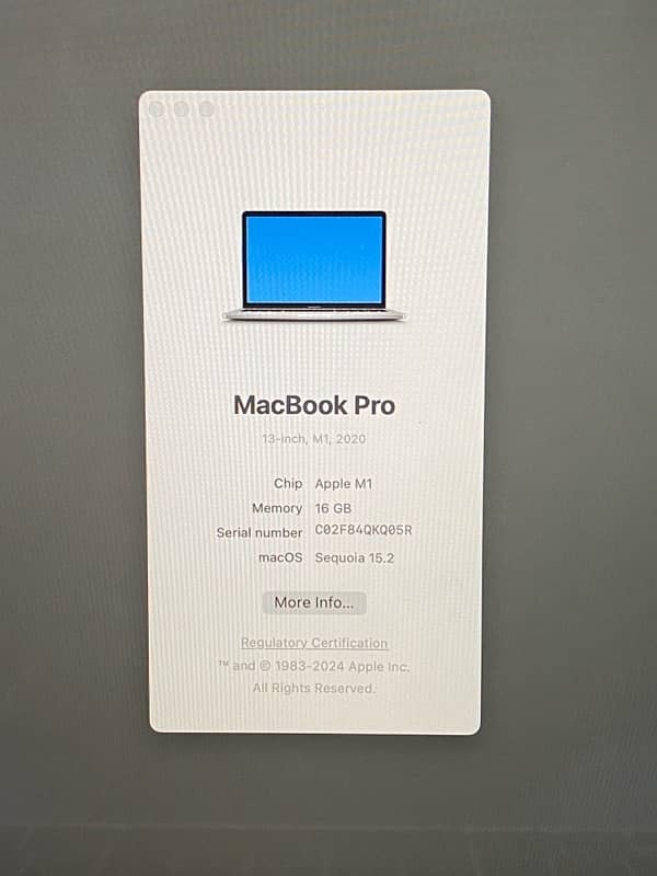 Macbook Pro M1 16/1TB 1