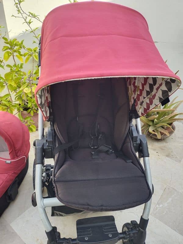 Mamas & papas ( pixo) stroller and carrycot (uk) 8