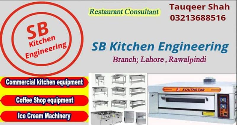 Restaurant Consultant pizza & fast food SB Kitchen Engineering oven 15