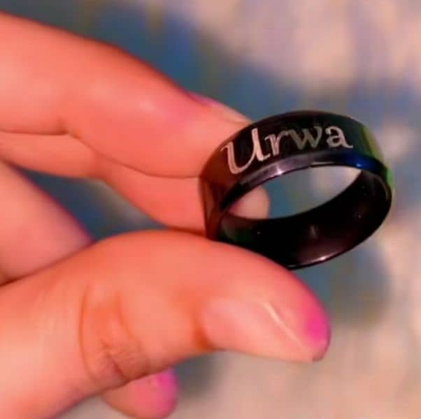 Customize Rings apna name wali rings lo 8