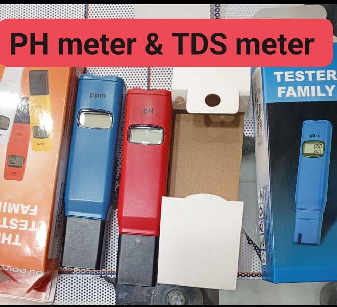 TDS meter & pH meter & Dosing Pumps available good quality 0