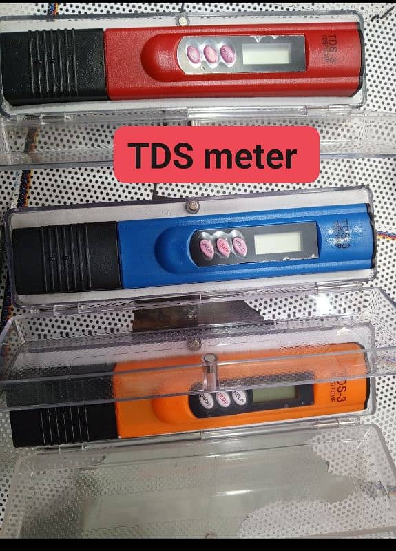 TDS meter & pH meter & Dosing Pumps available good quality 4